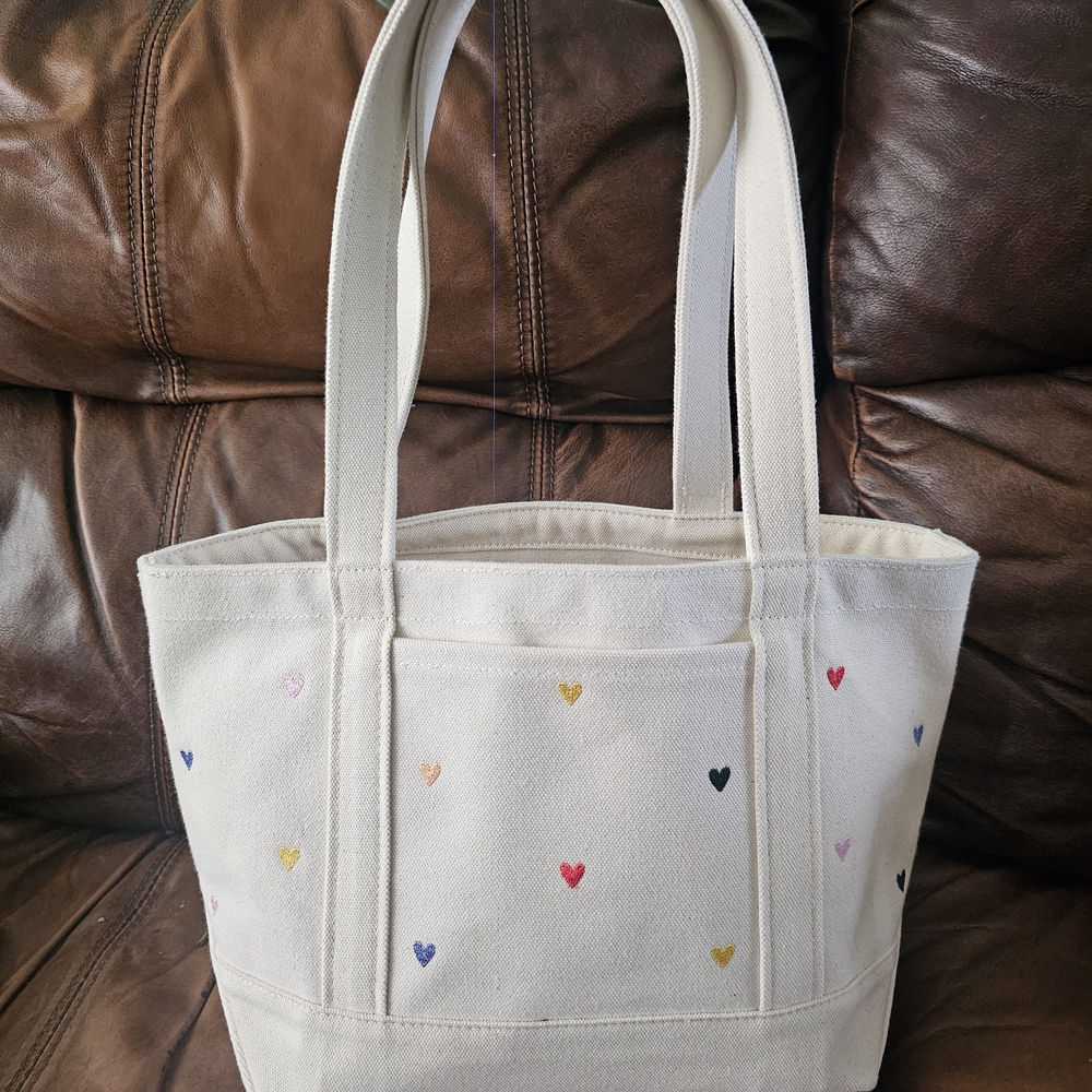 BAGGU Cream Canvas Tote Send Offers